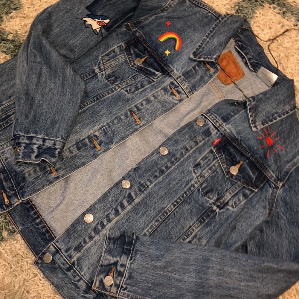 Anthroploogie//Levi jean jacket